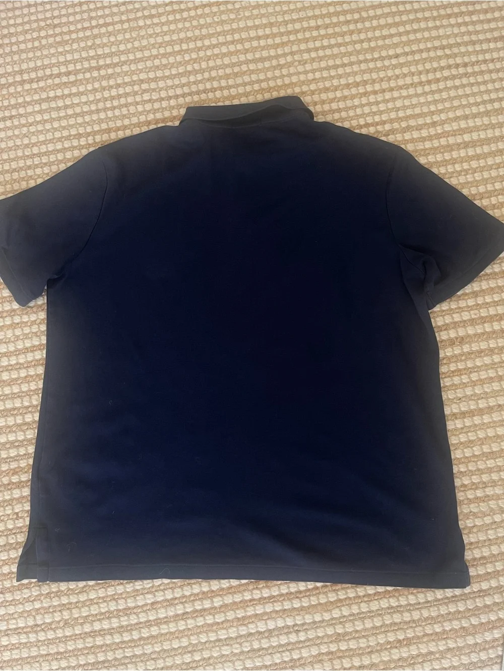 Ralph Lauren Men’s Dark Blue Polo with Multicolored Pony Soft Cotton Large